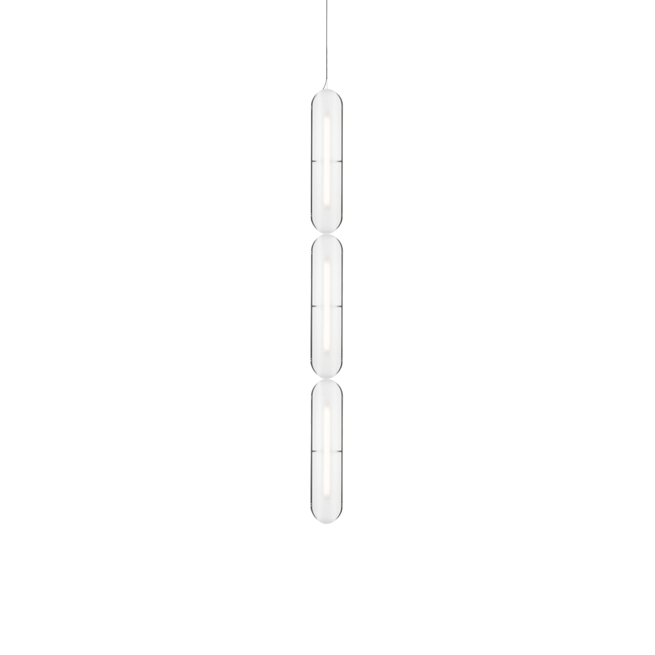 Vale System Pendant Light: Vertical + End-to-End + Vale 3 + Anthracite