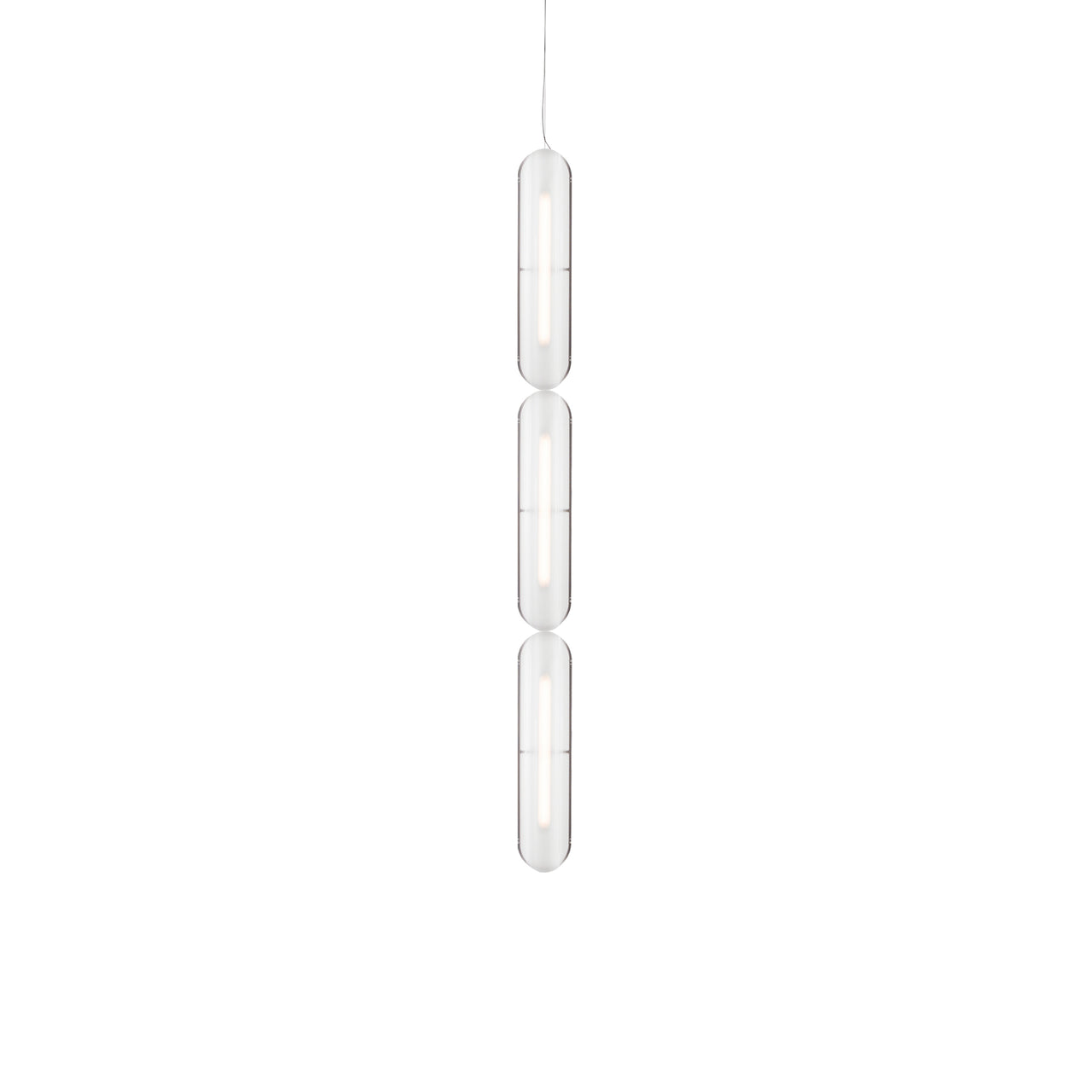 Vale System Pendant Light: Vertical + End-to-End + Vale 3 + Rust