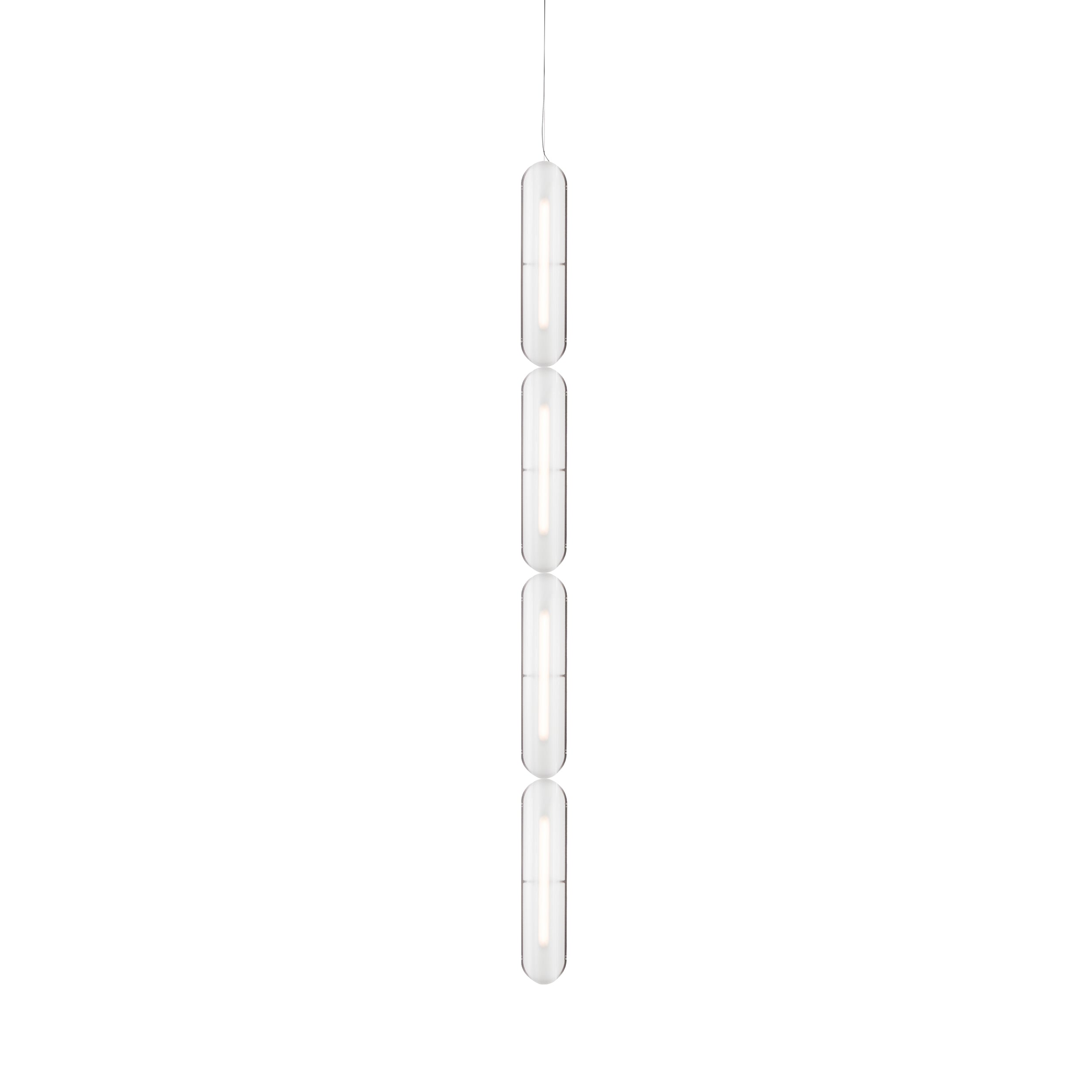 Vale System Pendant Light: Vertical + End-to-End + Vale 4 + Rust