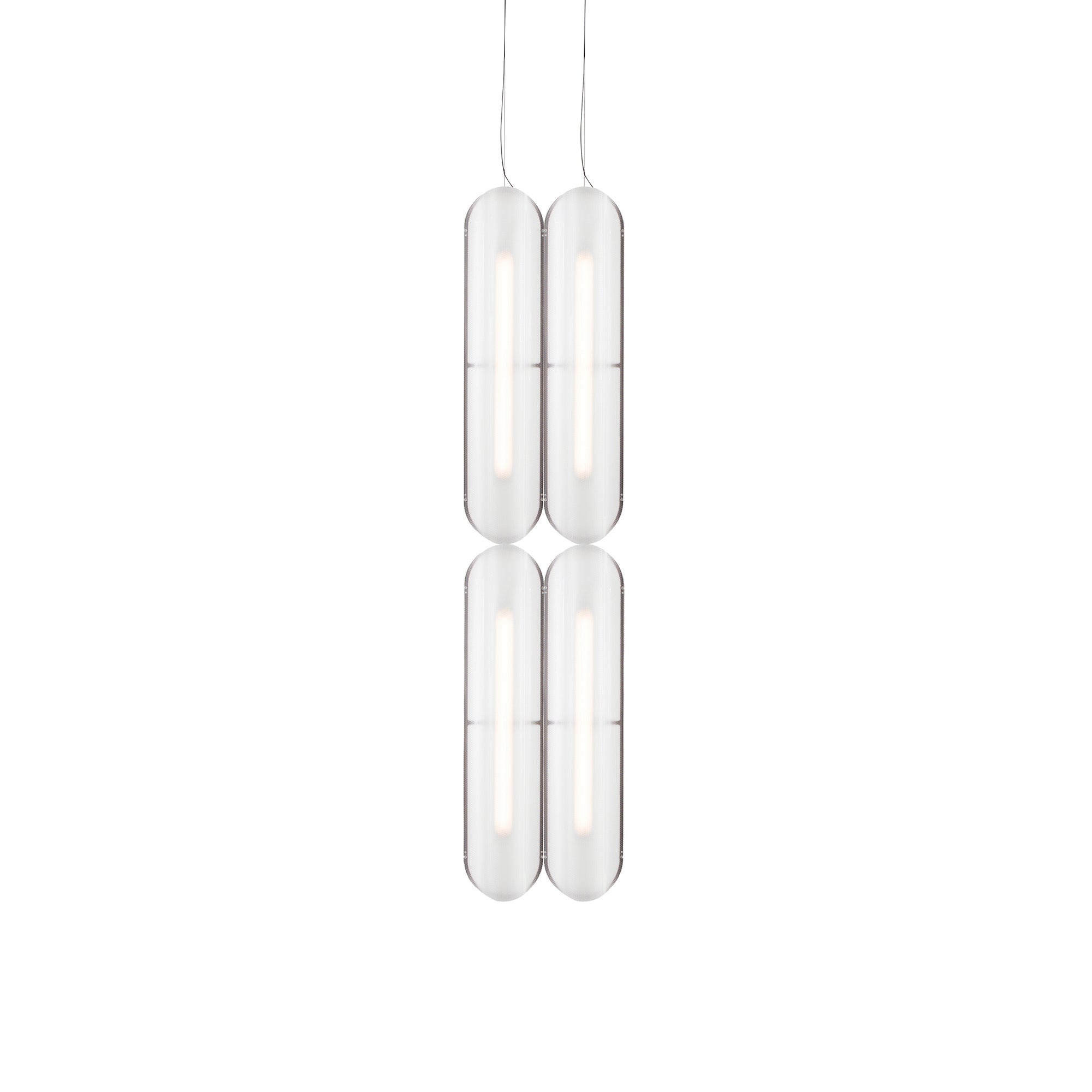 Vale System Pendant Light: Vertical + Side-to-End + Rust + Vale 4- SE