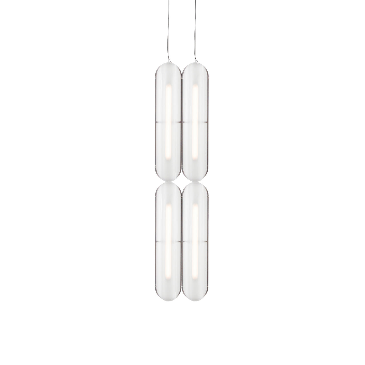 Vale System Pendant Light: Vertical + Side-to-End + Rust + Vale 4- SE
