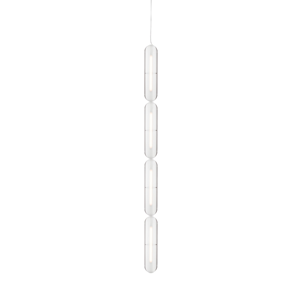 Vale System Pendant Light: Vertical + End-to-End + Vale 4 + Rust