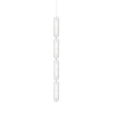 Vale System Pendant Light: Vertical + End-to-End + Vale 4 + Rust