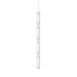 Vale System Pendant Light: Vertical + End-to-End + Vale 4 + Silica