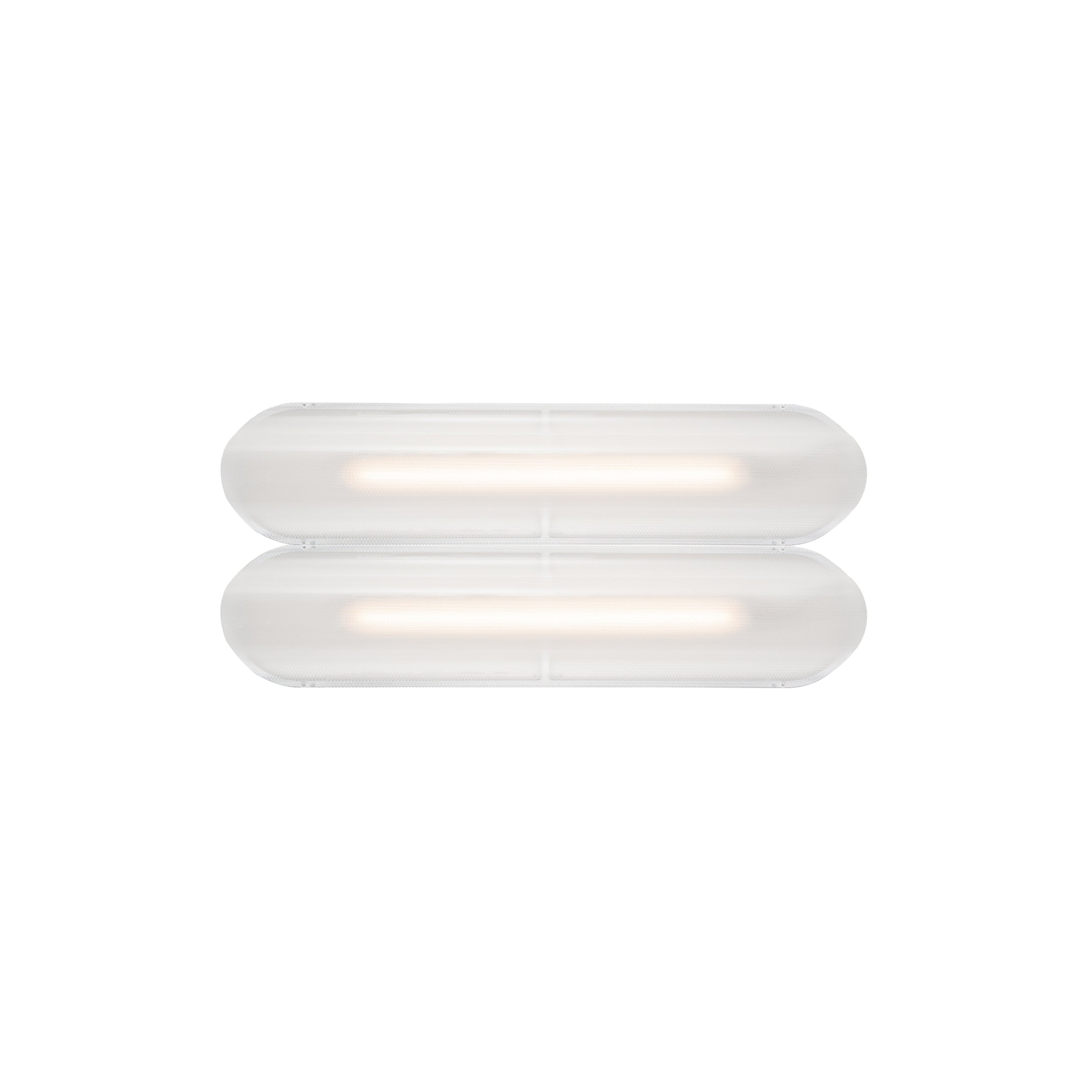 Vale System Ceiling/Wall Light: Horizontal + Side-to-Side + Vale 2 + Silica