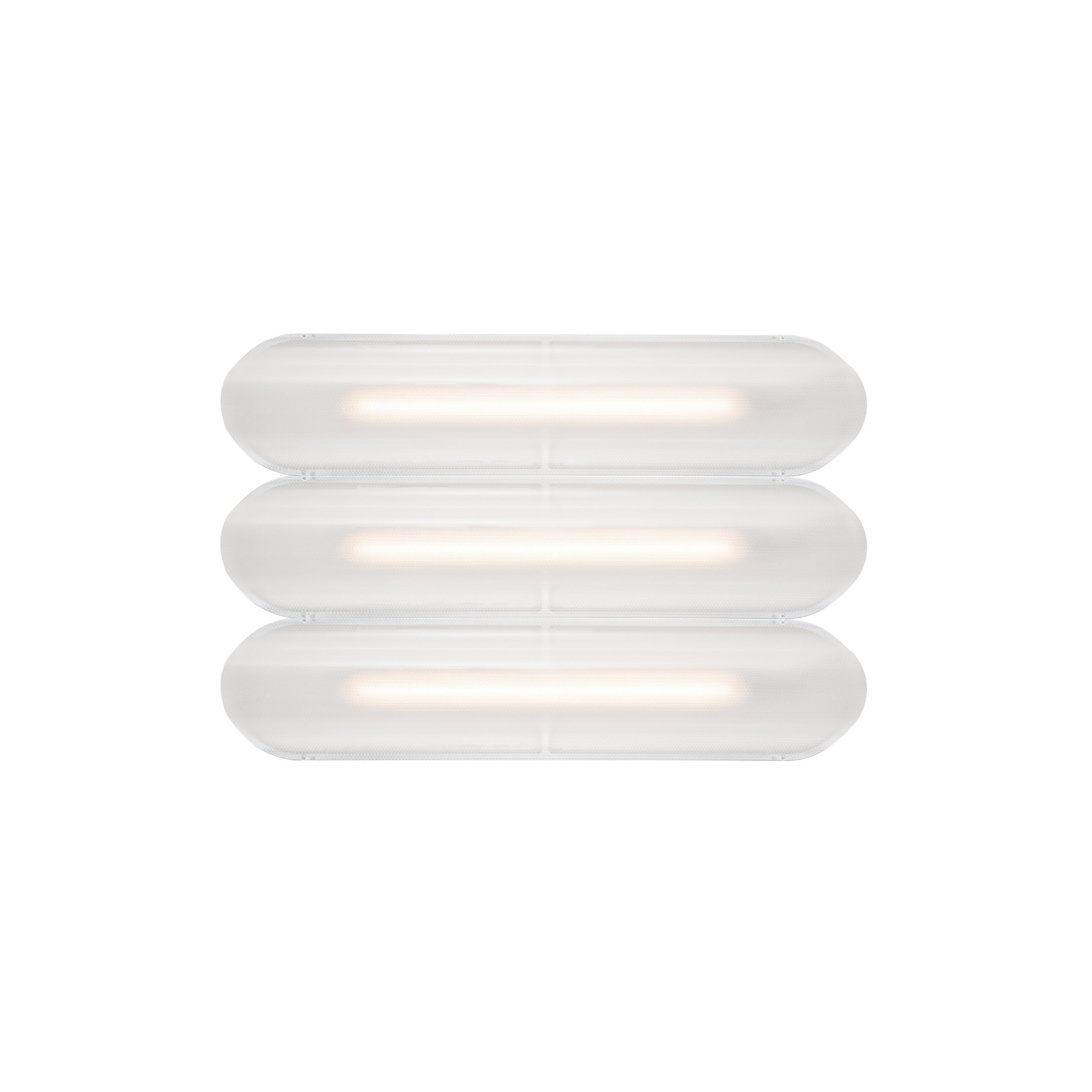 Vale System Ceiling/Wall Light: Horizontal + Side-to-Side + Vale 3 + Silica