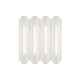 Vale System Ceiling/Wall Light: Vertical + Side-to-Side + 4 + Silica