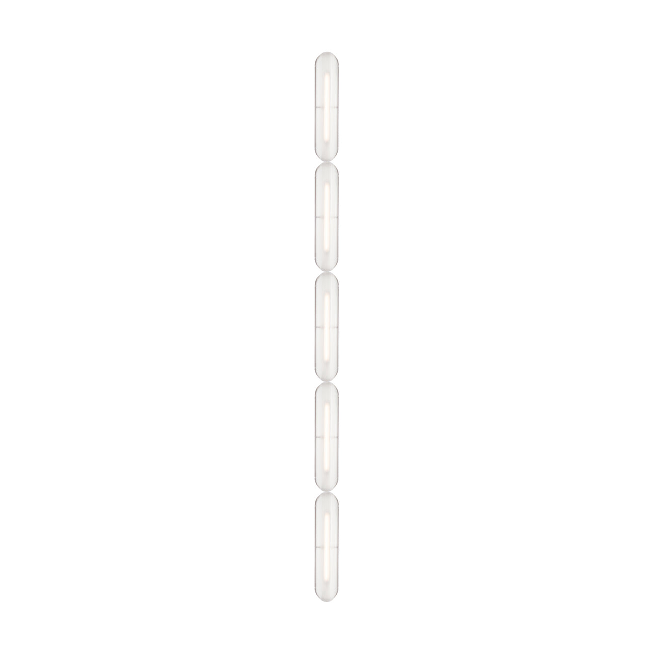 Vale System Ceiling/Wall Light: Vertical + End-to-End + Vale 5 + Rust