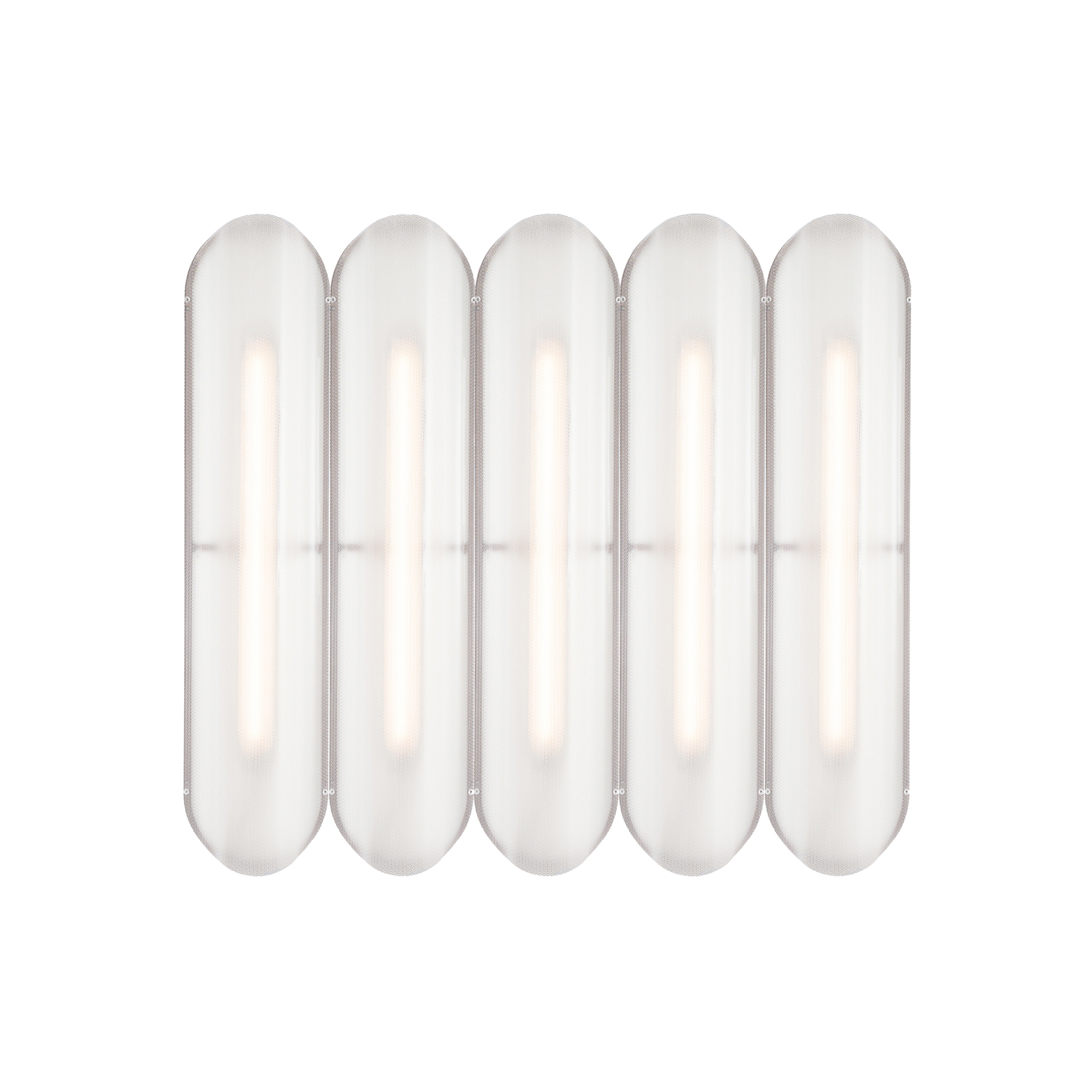 Vale System Ceiling/Wall Light: Vertical + Side-to-Side + 5 + Rust