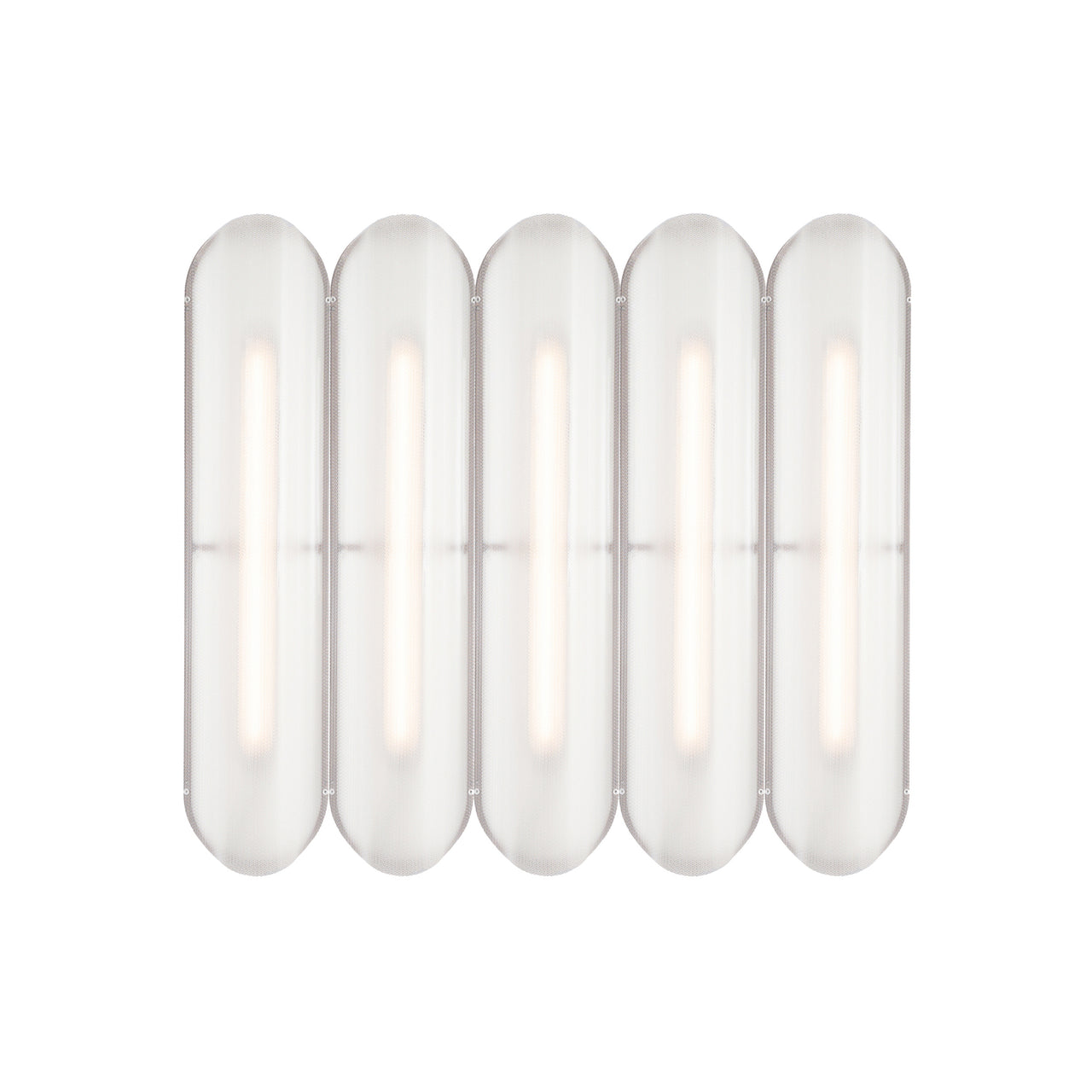 Vale System Ceiling/Wall Light: Vertical + Side-to-Side + 5 + Rust