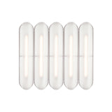 Vale System Ceiling/Wall Light: Vertical + Side-to-Side + 5 + Rust