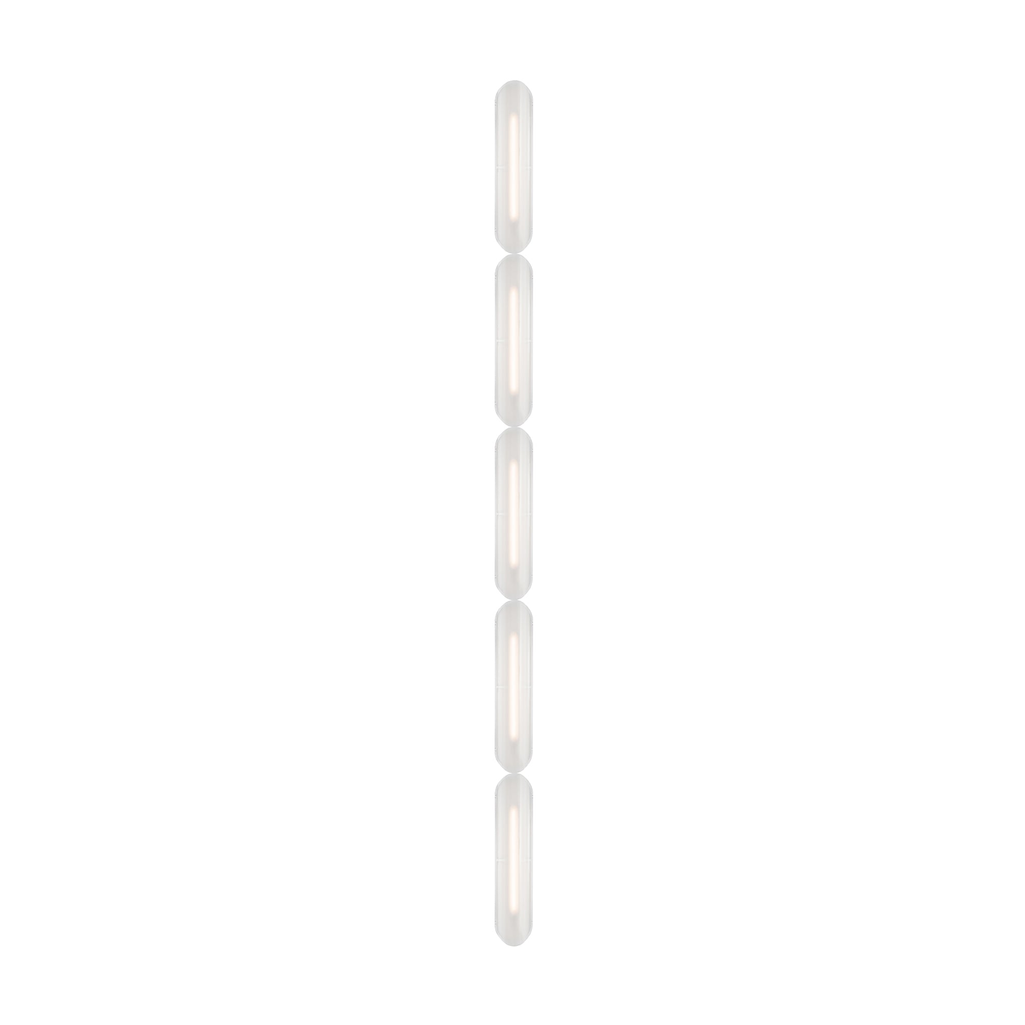 Vale System Ceiling/Wall Light: Vertical + End-to-End + Vale 5 + Silica