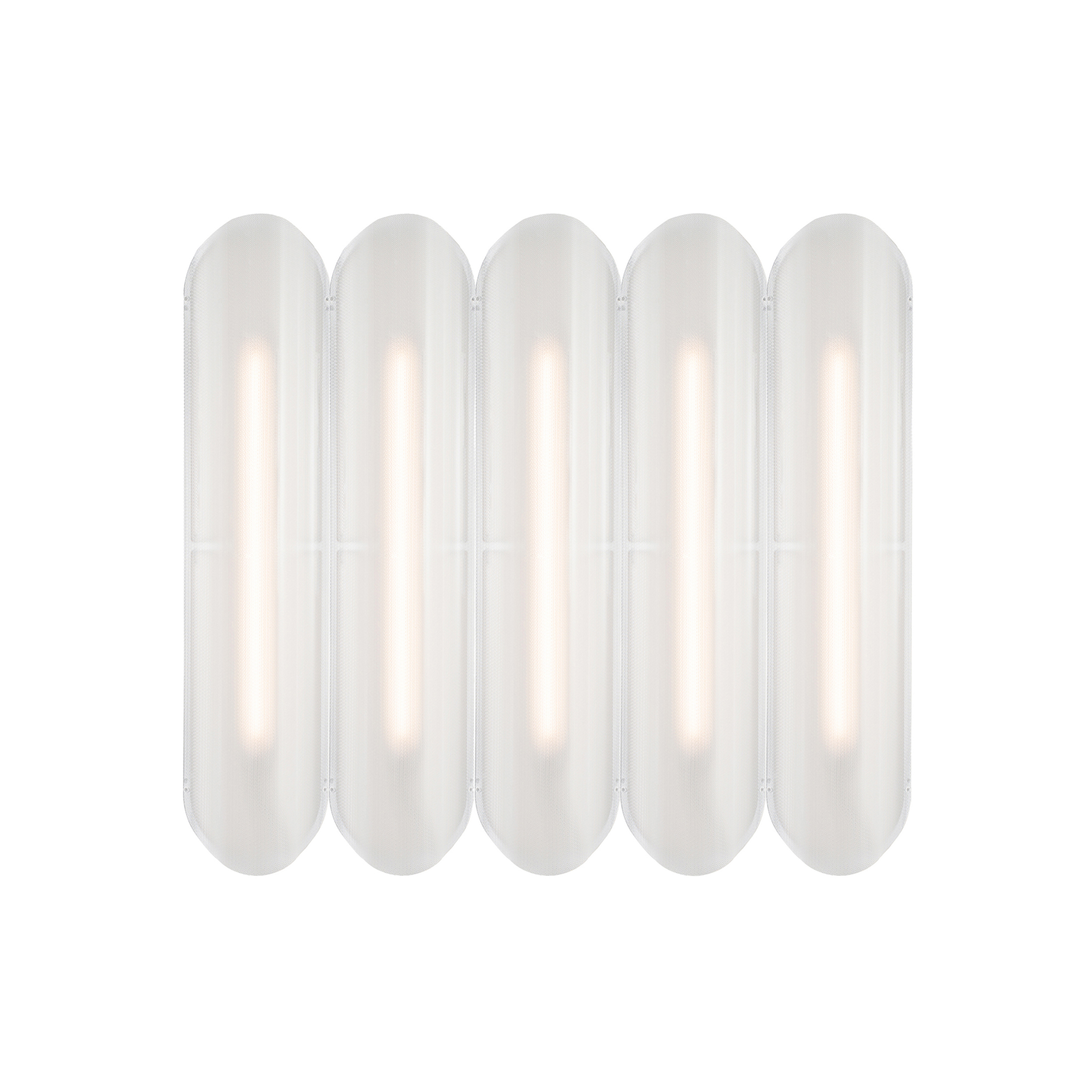 Vale System Ceiling/Wall Light: Vertical + Side-to-Side + 5 + Silica