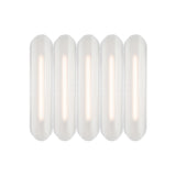 Vale System Ceiling/Wall Light: Vertical + Side-to-Side + 5 + Silica