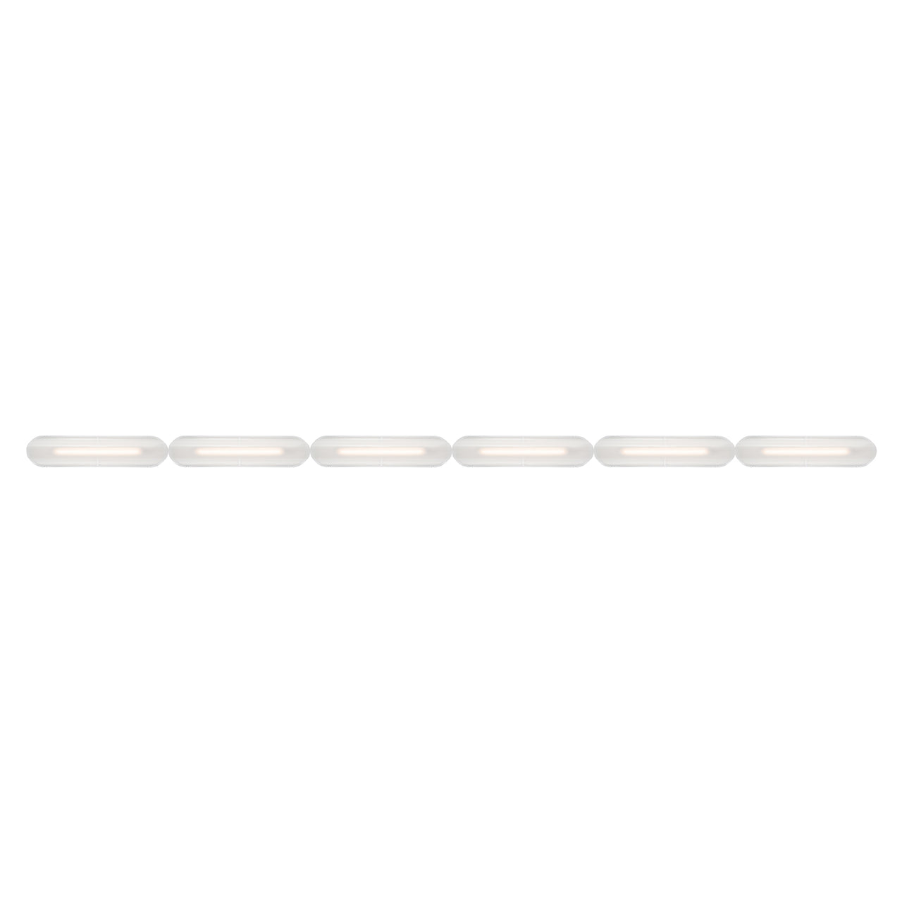 Vale System Ceiling/Wall Light: Horizontal + End-to-End + Vale 6 + Silica