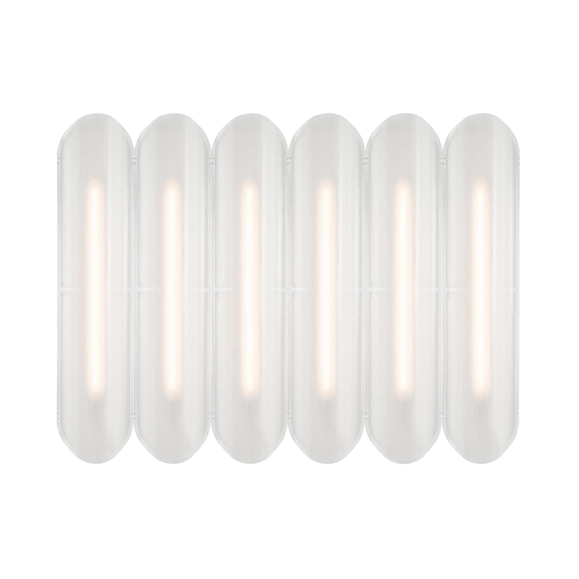 Vale System Ceiling/Wall Light: Vertical + Side-to-Side + 6 + Silica