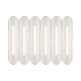 Vale System Ceiling/Wall Light: Vertical + Side-to-Side + 6 + Silica