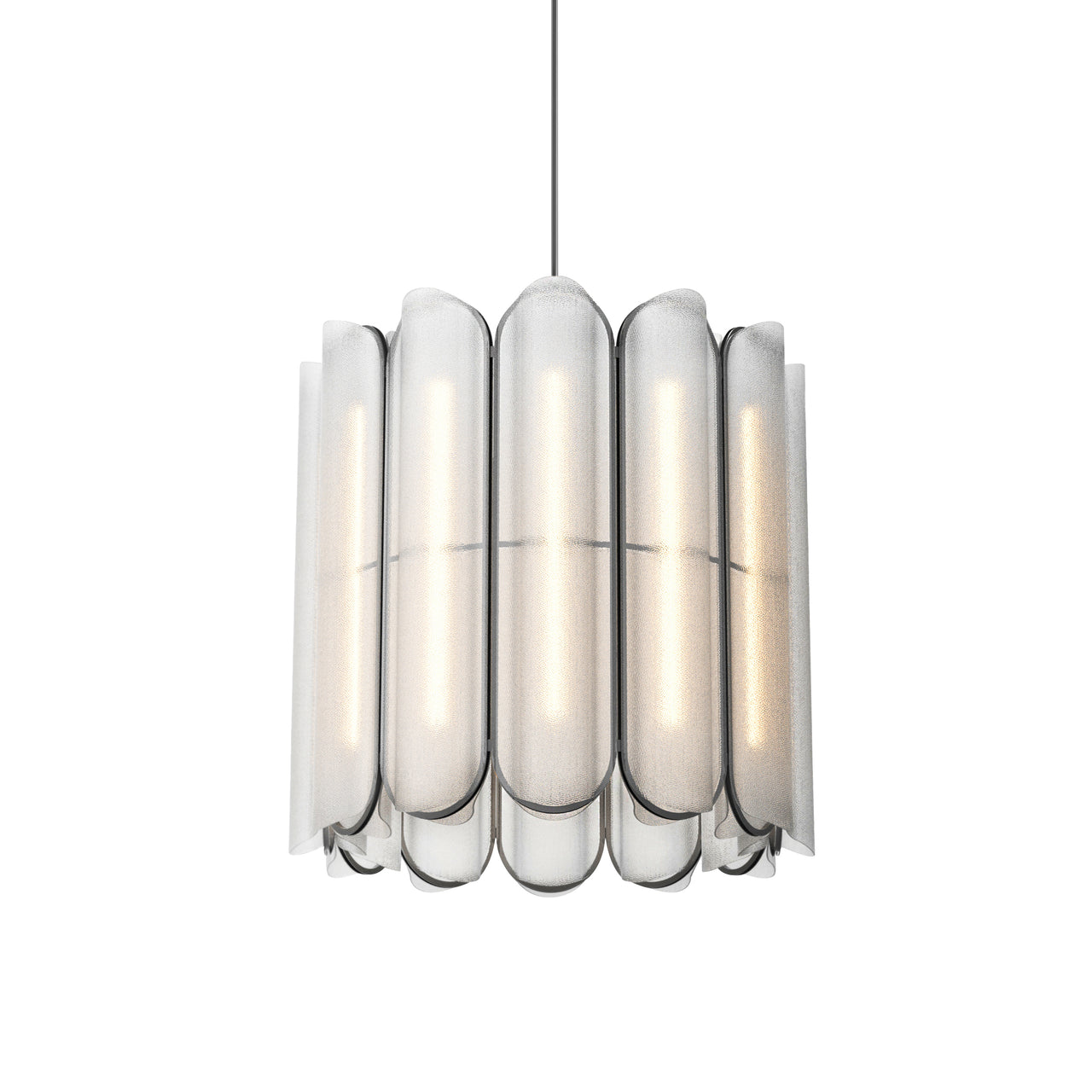 Vale Chandelier: 12 + Anthracite