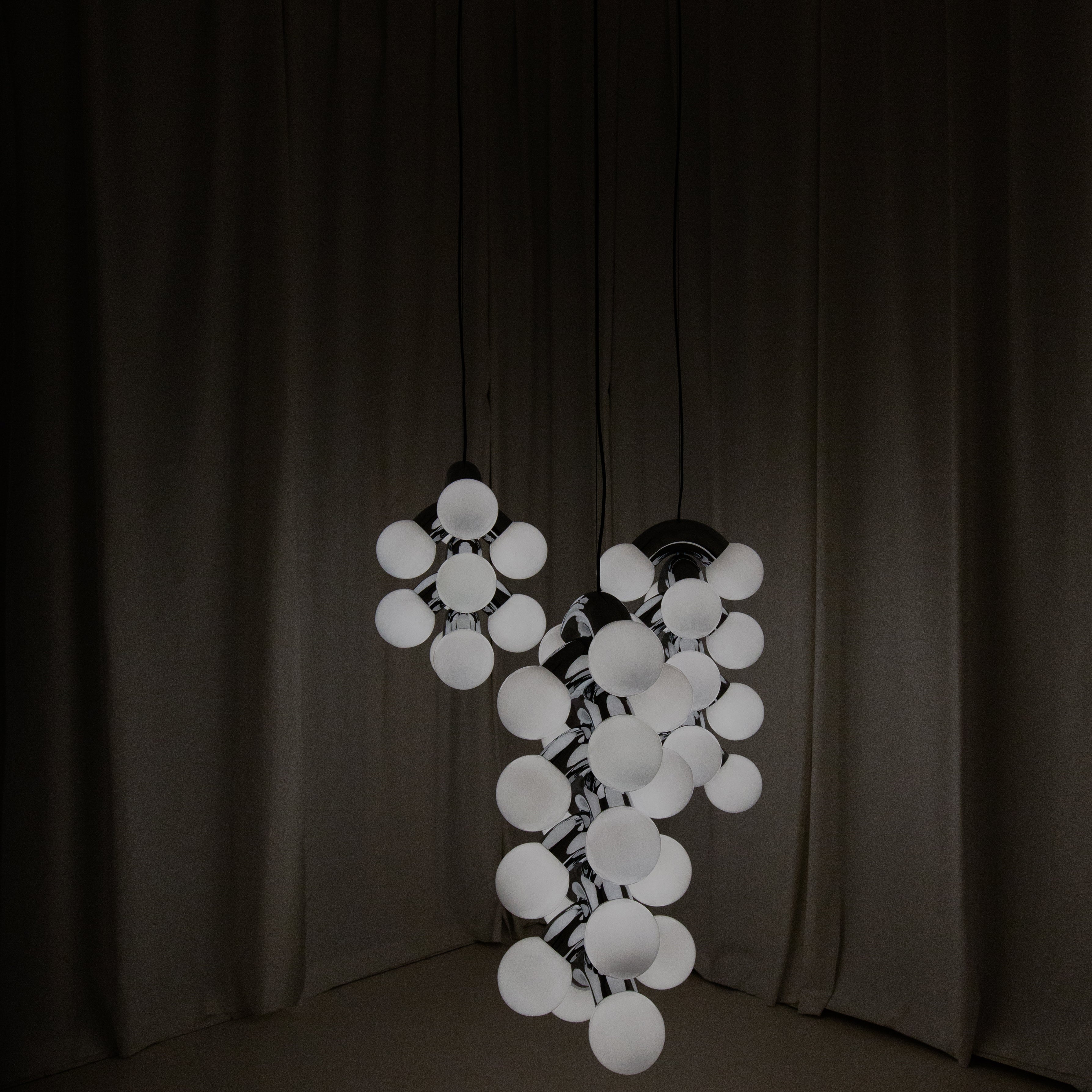 Vine Pendant Light: Chrome