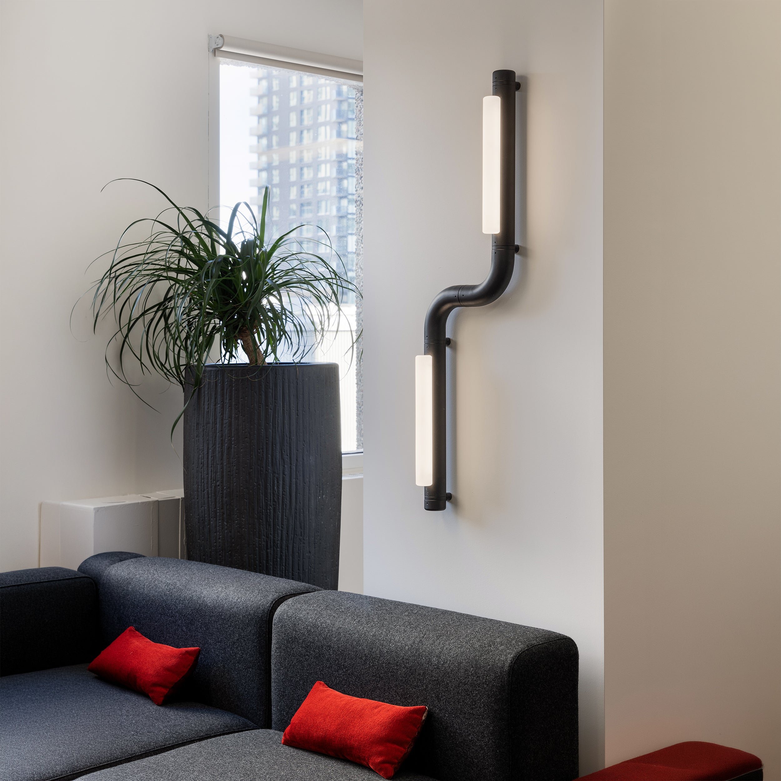 Pipeline CM1 Ceiling/Wall Light: LS