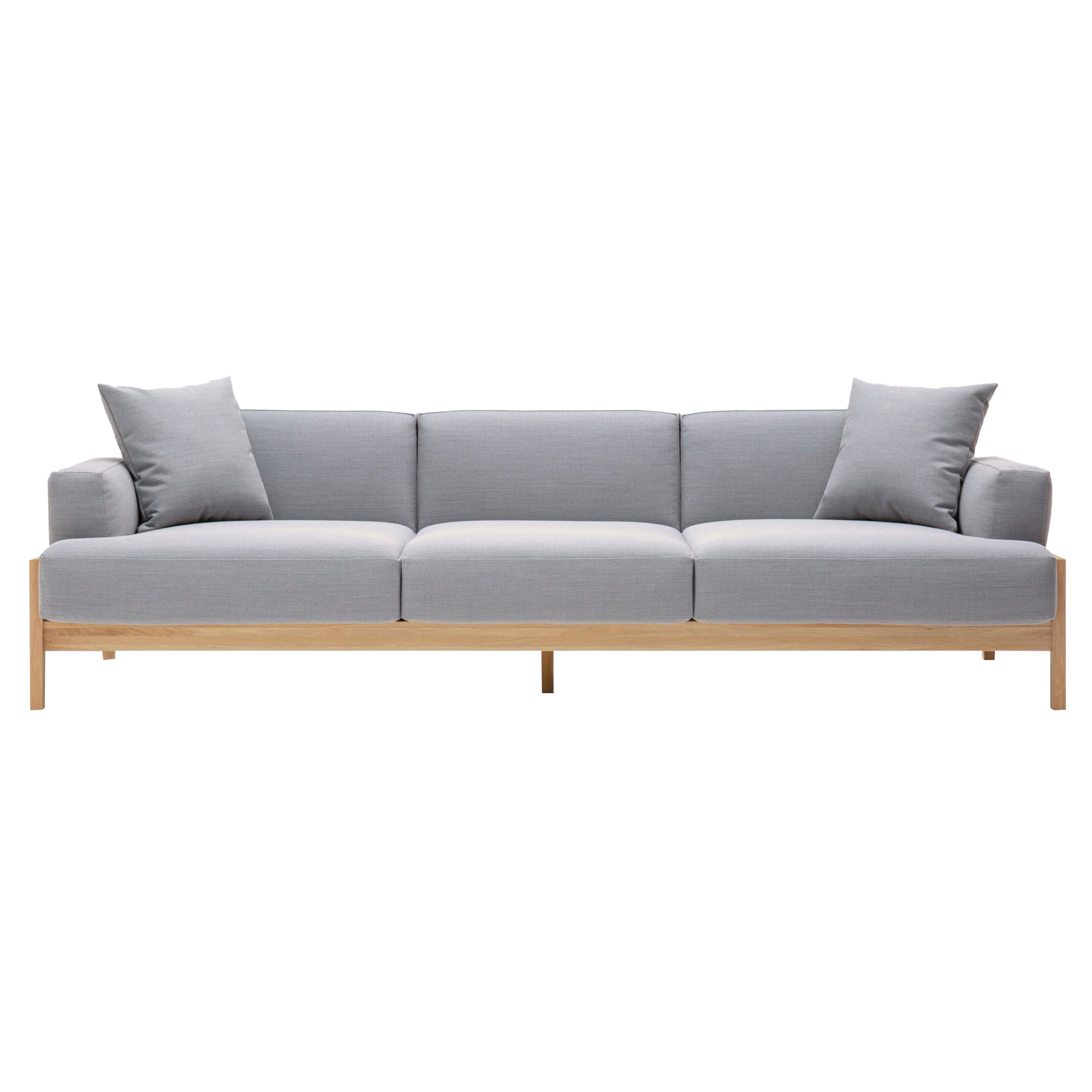 Kinuta Sofa: 3 Seater 3P A-S01 +  Pure Oak