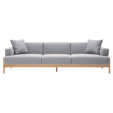 Kinuta Sofa: 3 Seater 3P A-S01 +  Pure Oak