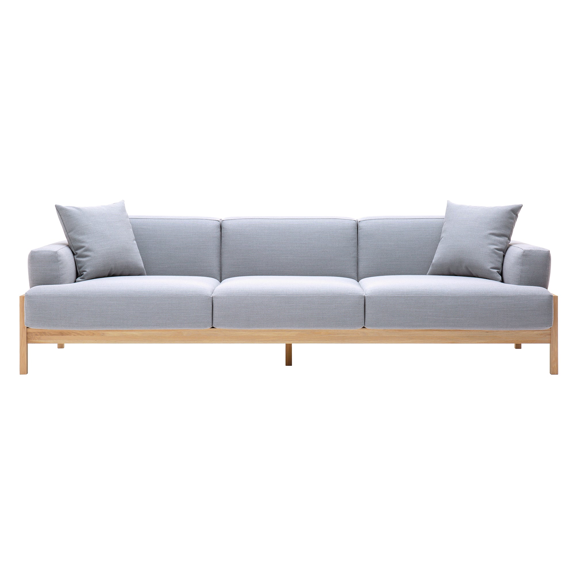 Kinuta Sofa: 3 Seater A-S01 + Pure Oak