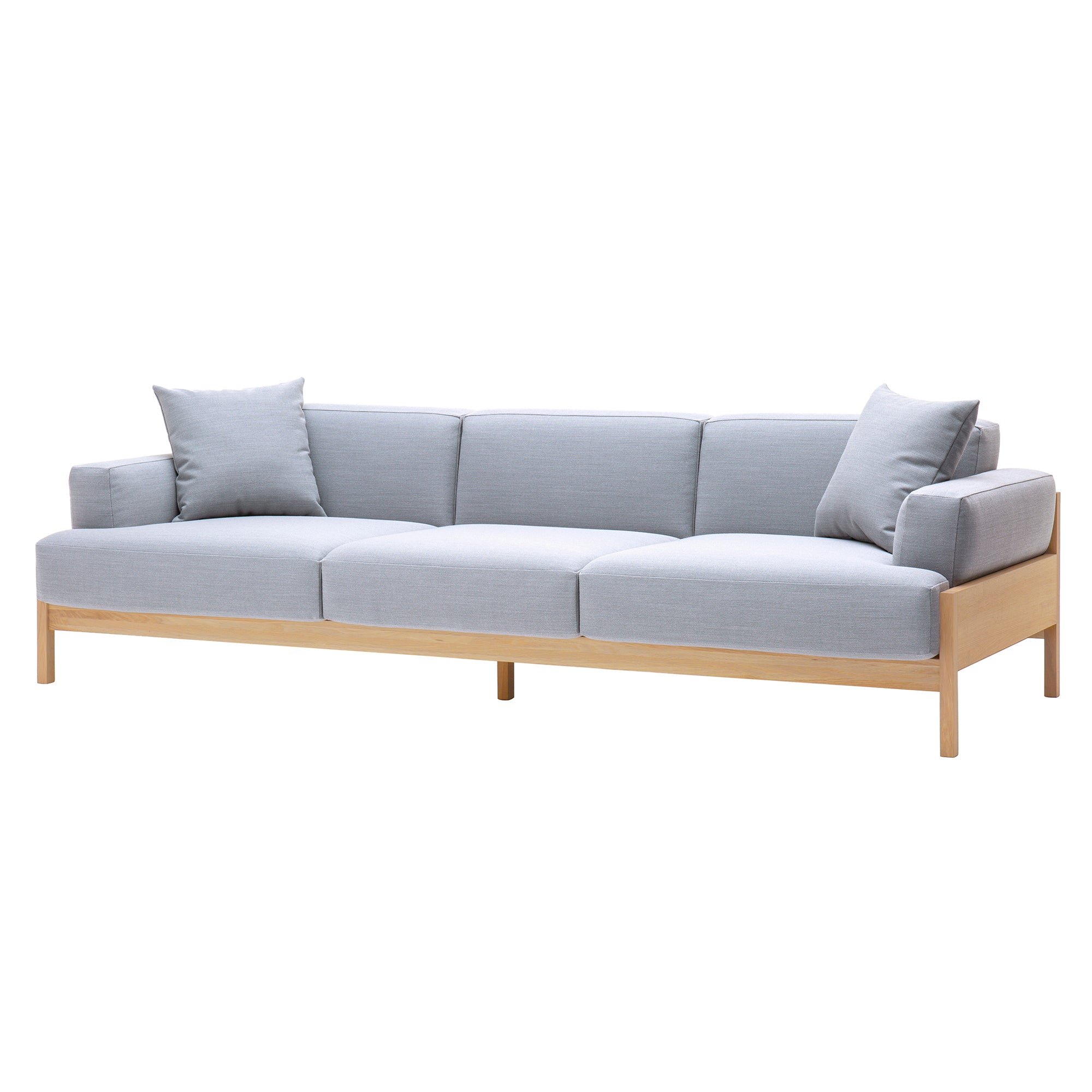 Kinuta Sofa: 3 Seater A-S01 + Pure Oak