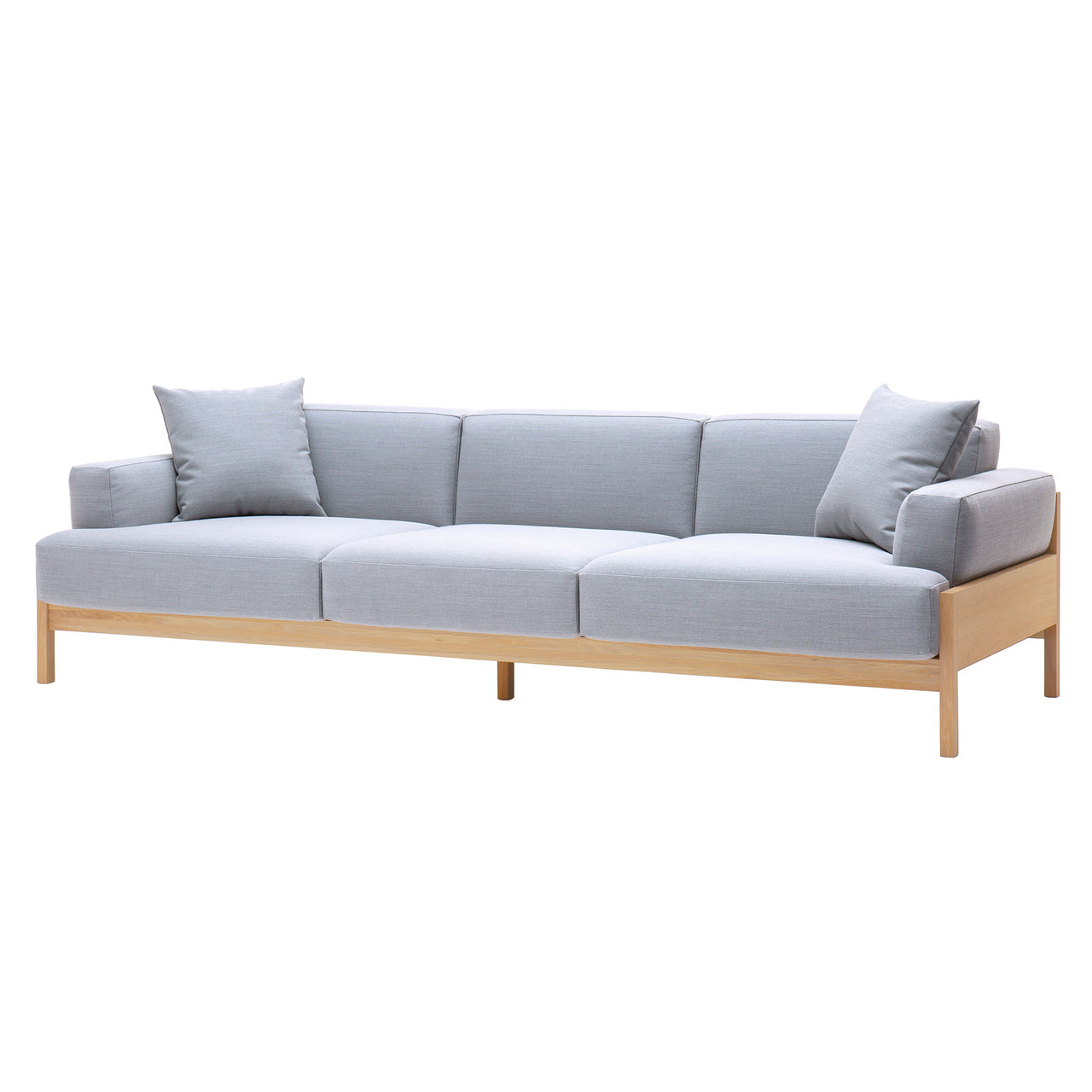 Kinuta Sofa: 3 Seater A-S01 + Pure Oak