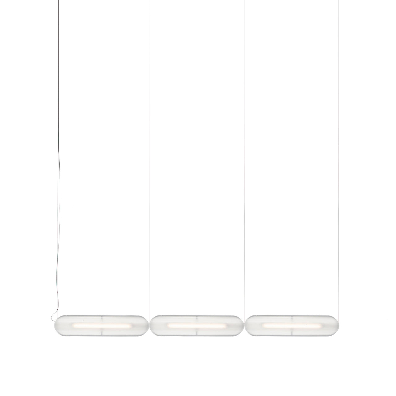 Vale System Y-Axis Pendant Light: Horizontal + End-to-End + Vale 3 + Anthracite