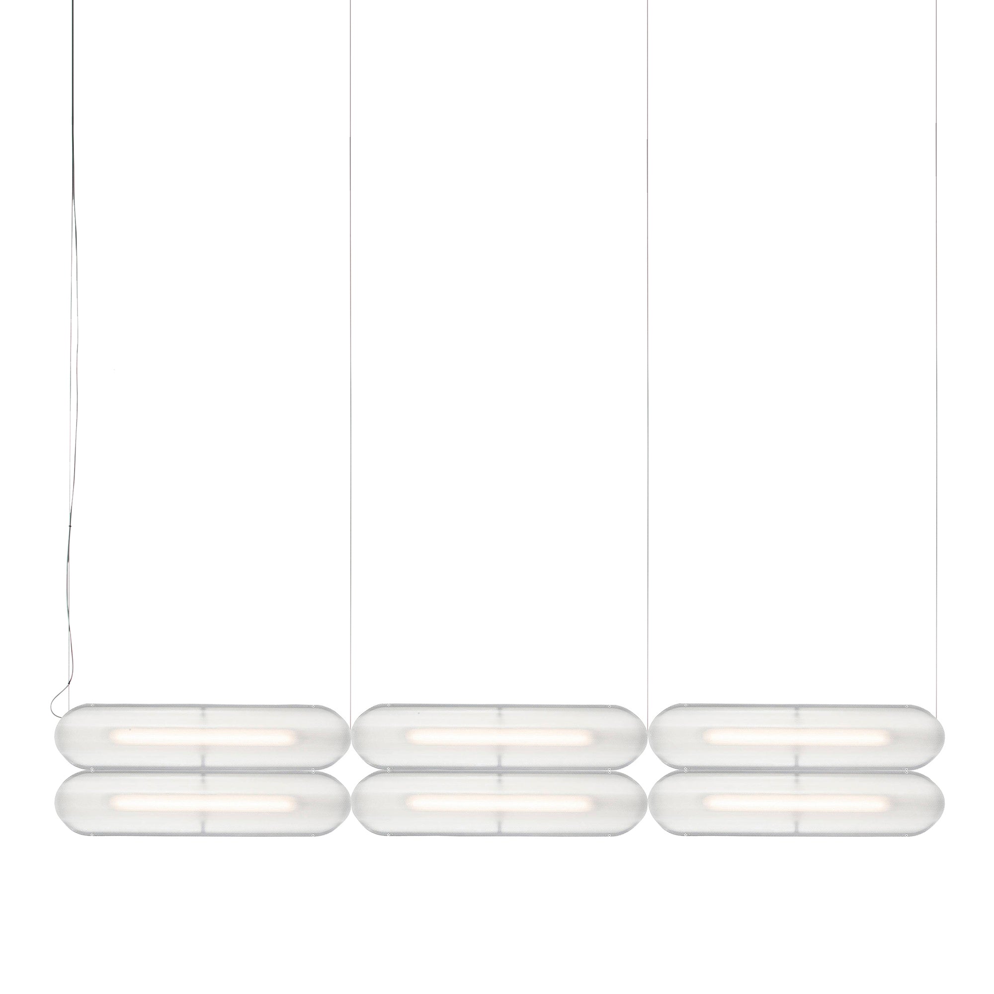 Vale System Y-Axis Pendant Light: Horizontal + Side-to-End + Anthracite + Vale 6 - SE1