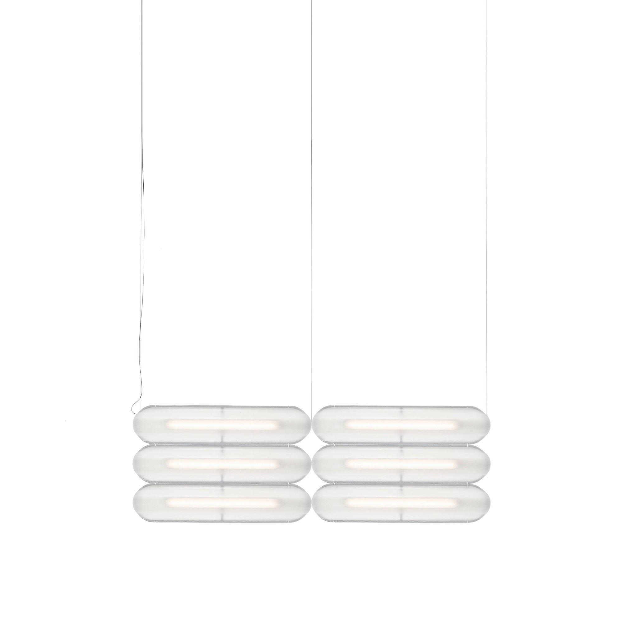 Vale System Y-Axis Pendant Light: Horizontal + Side-to-End + Anthracite + Vale 6 - SE2
