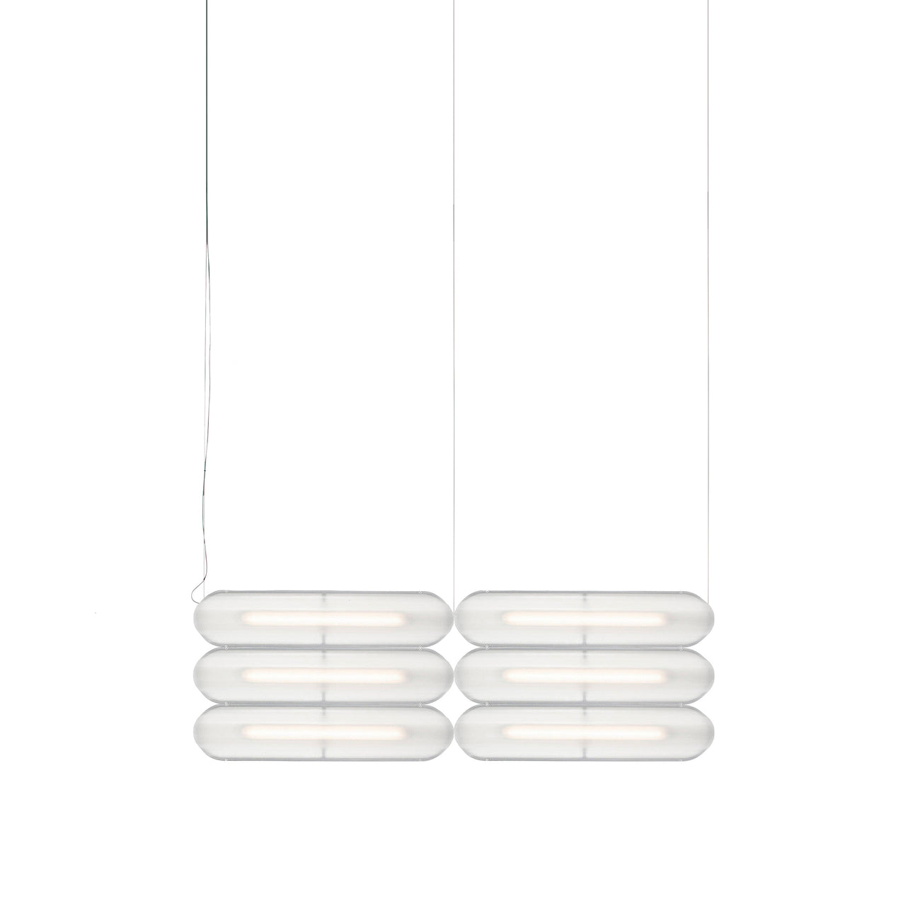 Vale System Y-Axis Pendant Light: Horizontal + Side-to-End + Anthracite + Vale 6 - SE2