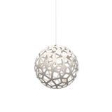 Coral Pendant Light: Medium + White + White