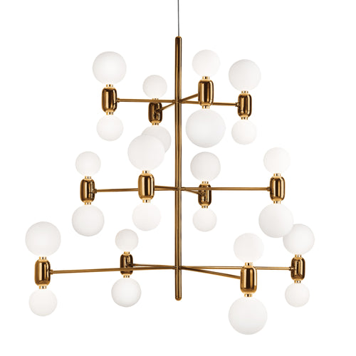 Aballs Chandelier Hanging Lamp: 12 + Gold