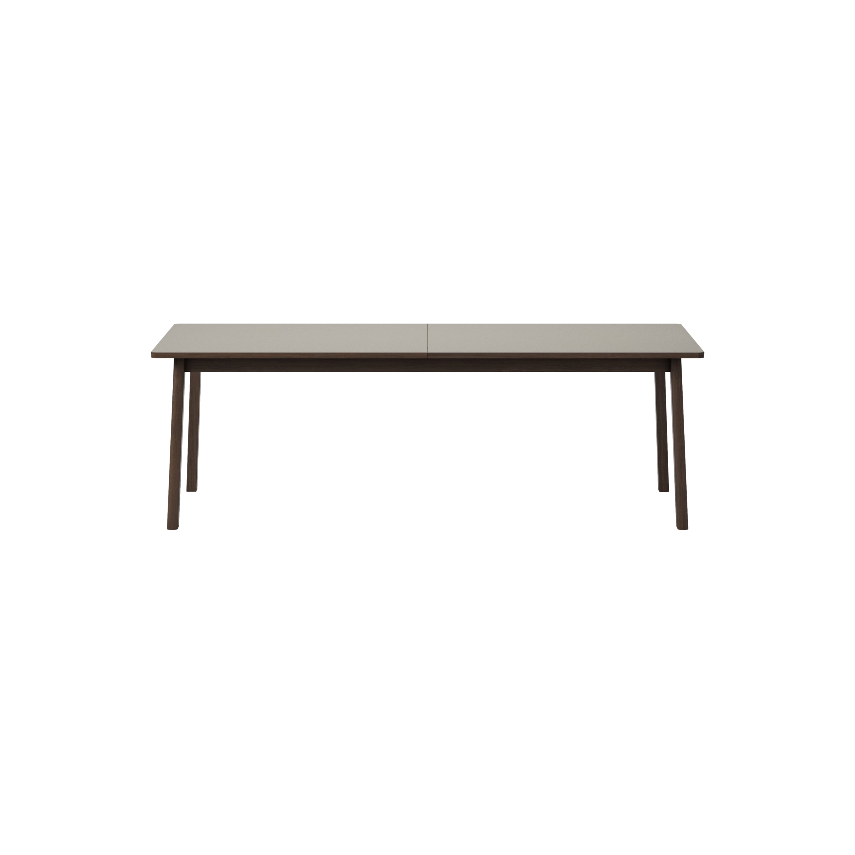 Ana Dining Table: Almond + Smoked Oiled Stained Oak