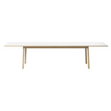 Ana Dining Table: White + Soaped Treated Oak