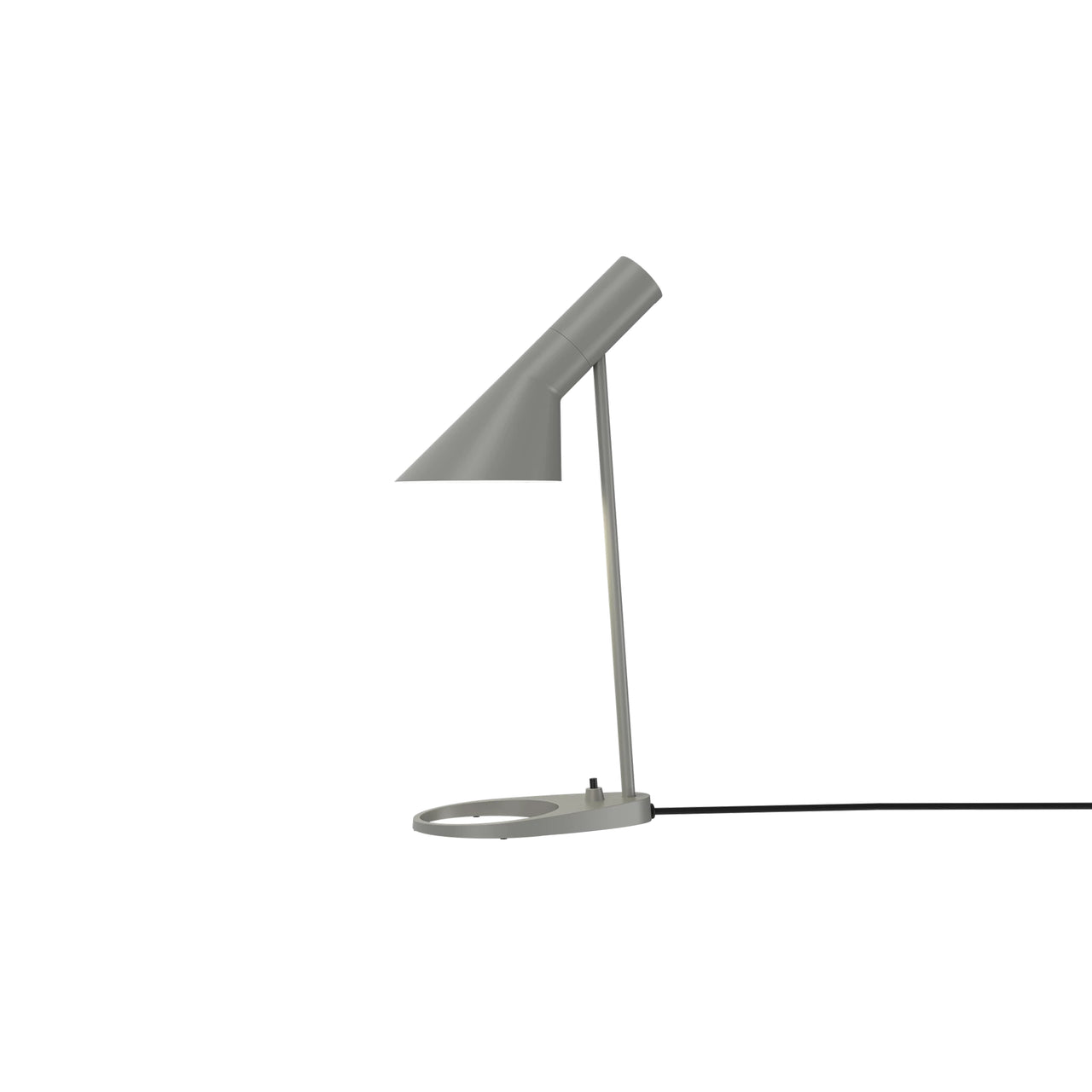 AJ Mini Table Lamp: Warm Grey + Black