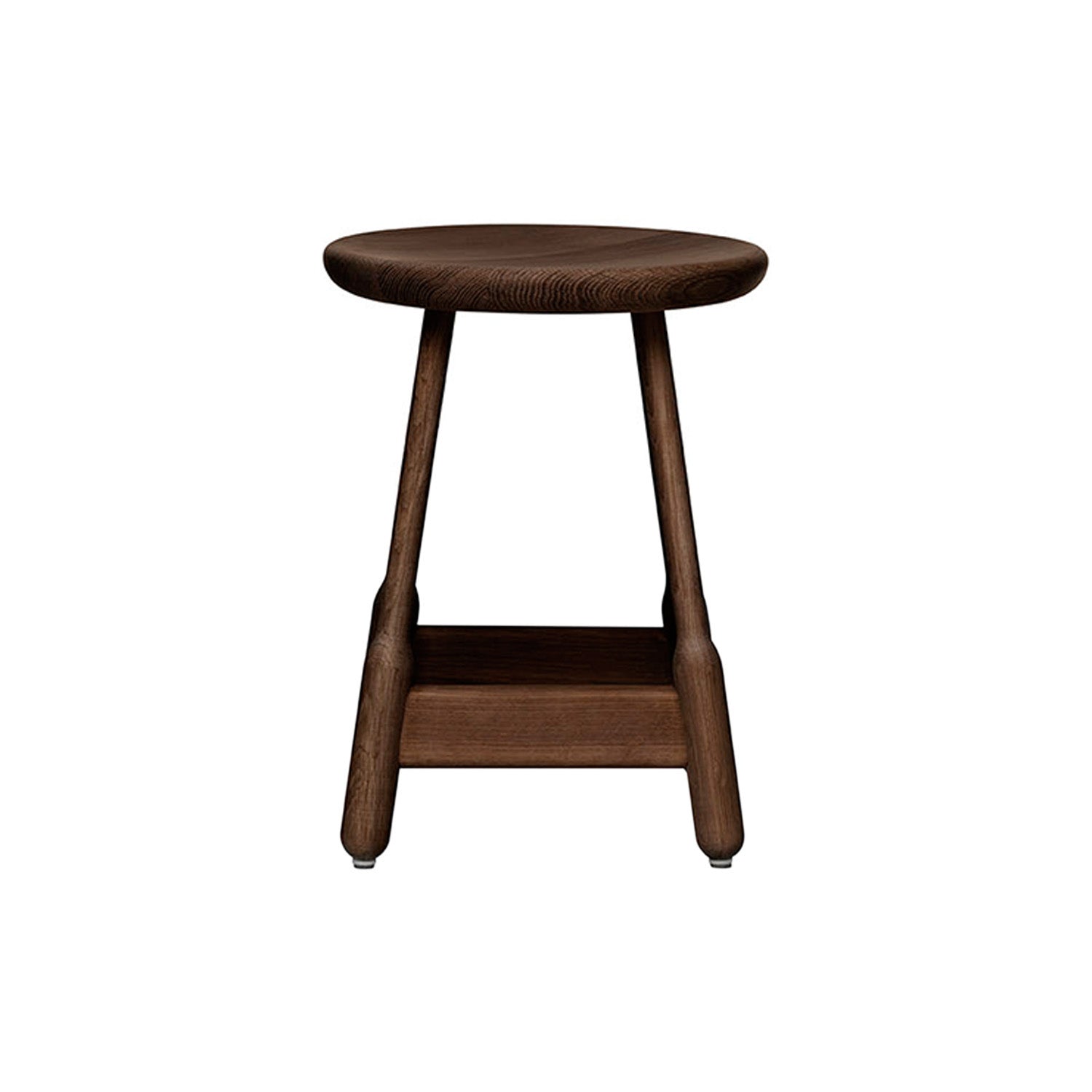 Albert Stool: Walnut Stained Beech