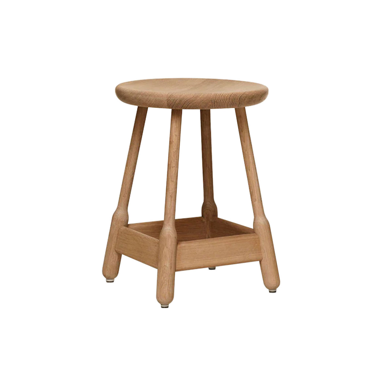 Albert Stool: Natural Oak