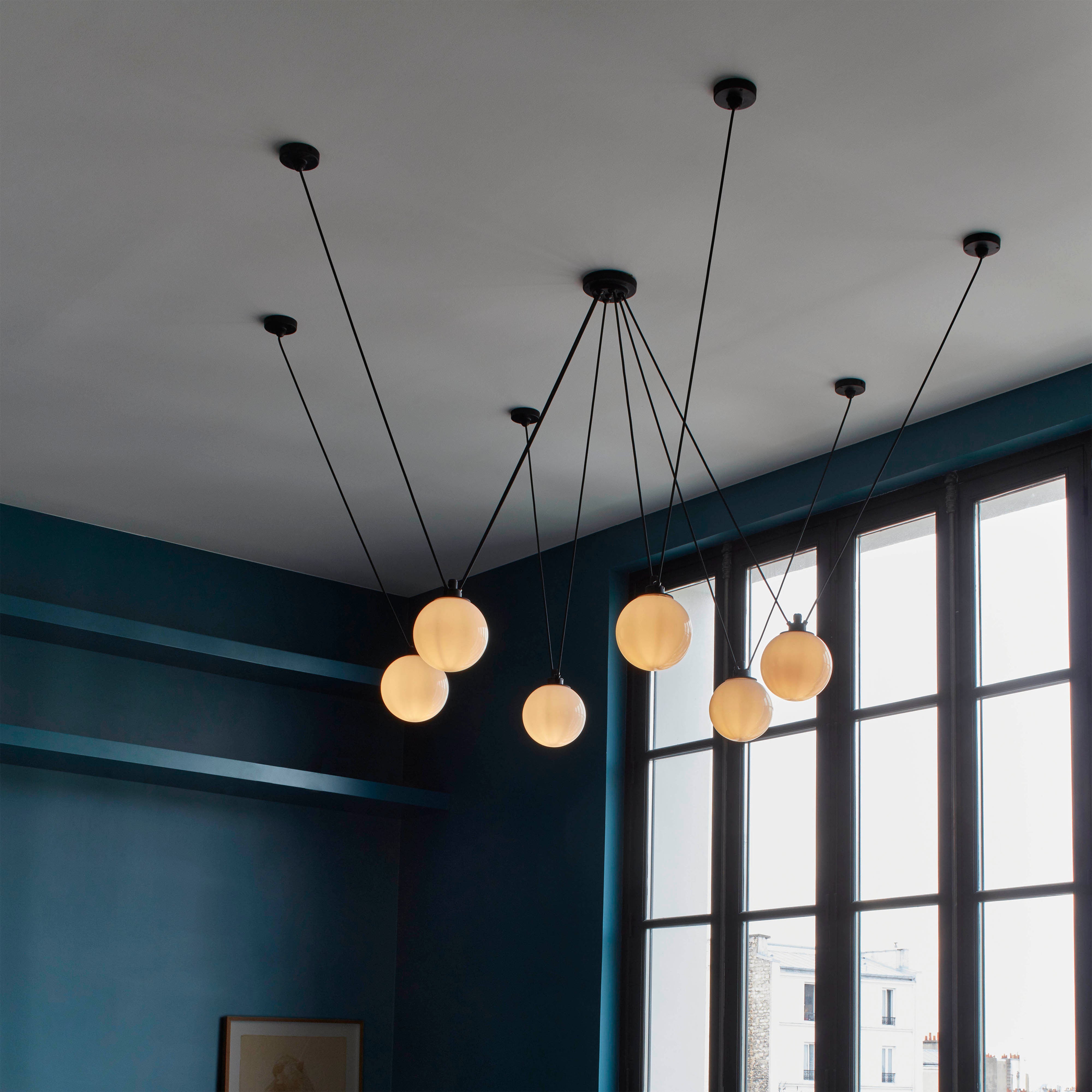 Les Acrobates N ° 326 Pendant Lamp: Glassball