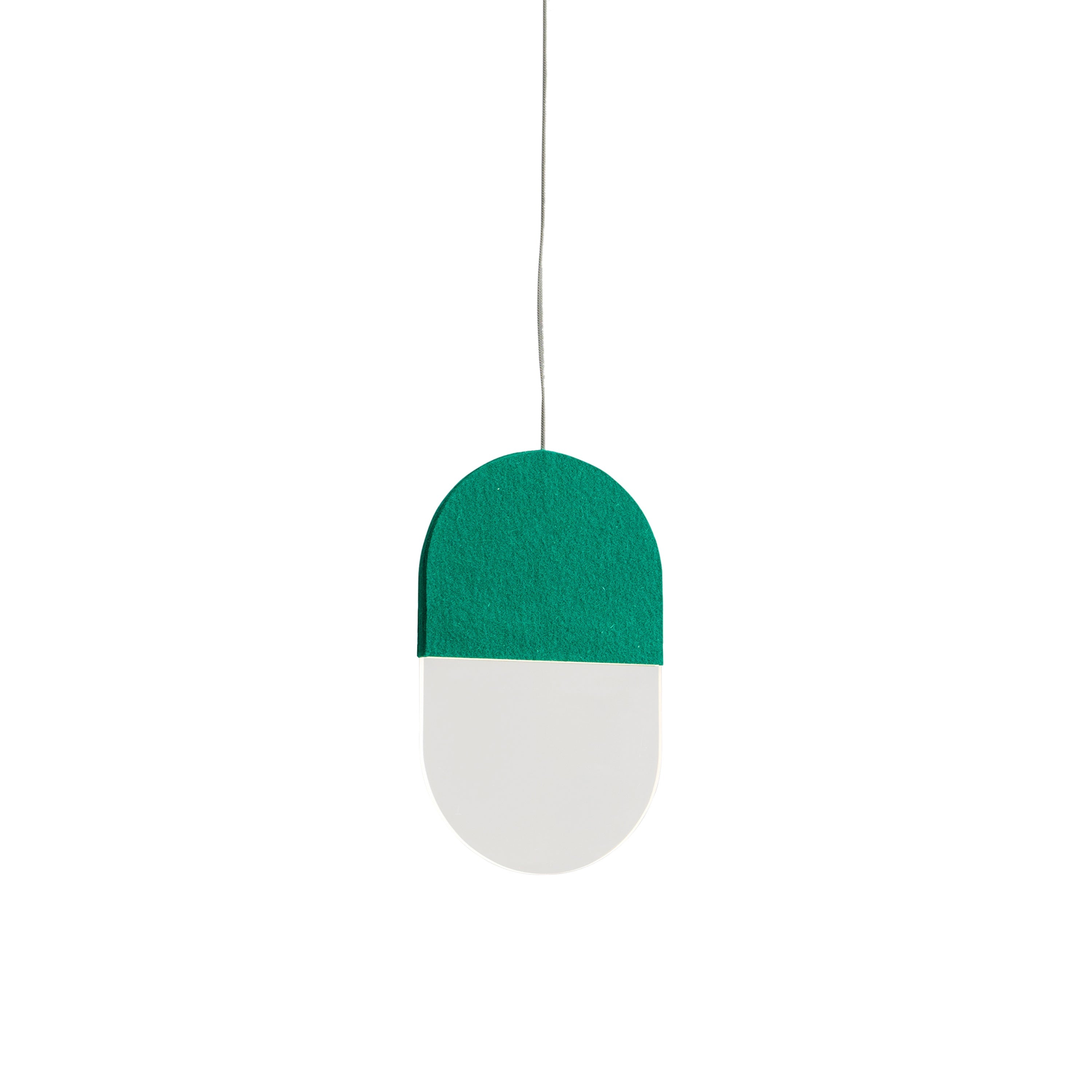 Slab P20 Pendant Light: 1 + Fern Green