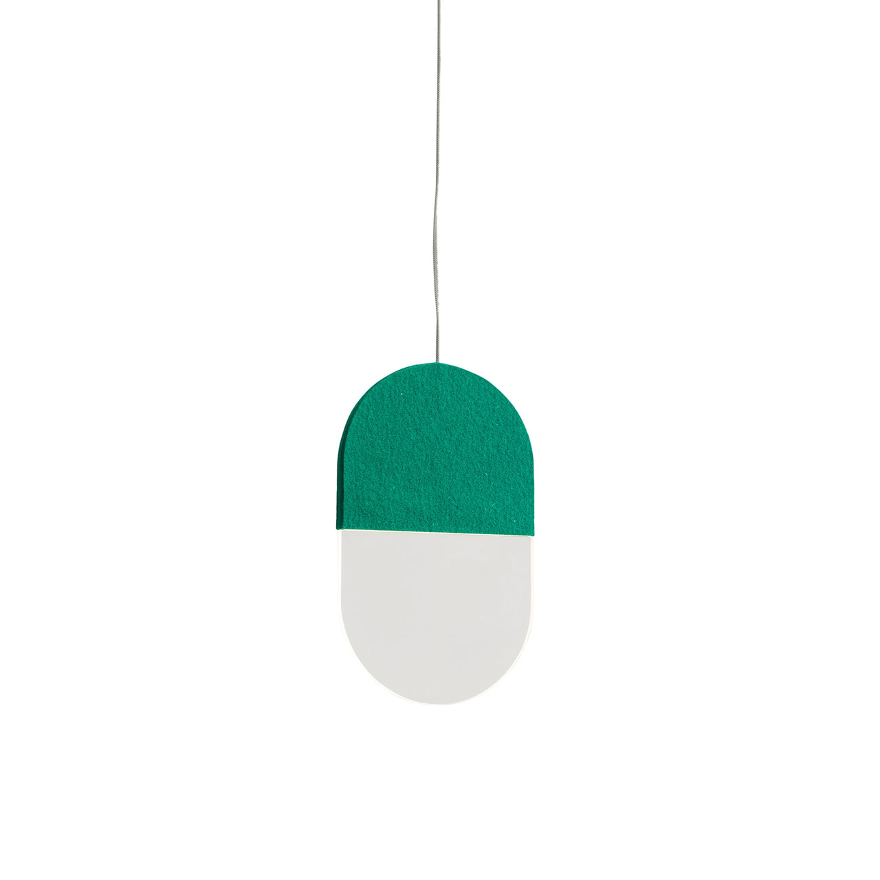 Slab P20 Pendant Light: 1 + Fern Green