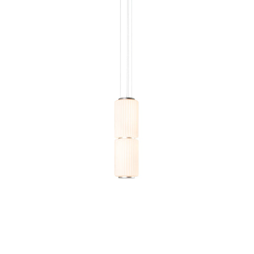 Column 175 Vertical Pendant: 2 Units + Ivory
