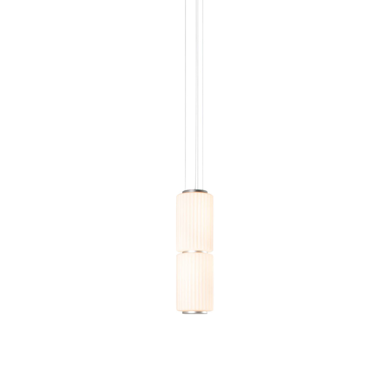 Column 175 Vertical Pendant: 2 Units + Ivory
