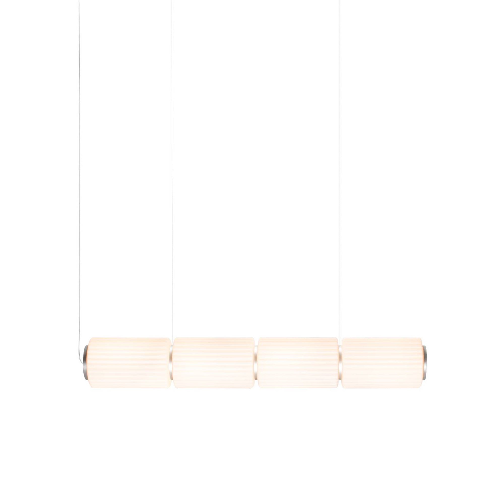 Column 175 Horizontal Pendant: 4 Units + Ivory