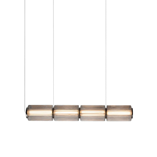 Column 175 Horizontal Pendant: 4 Units + Carbon