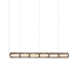 Column 175 Horizontal Pendant: 6 Units + Carbon