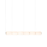 Column 175 Horizontal Pendant: 6 Units + Ivory
