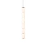 Column 175 Vertical Pendant: 6 Units + Ivory